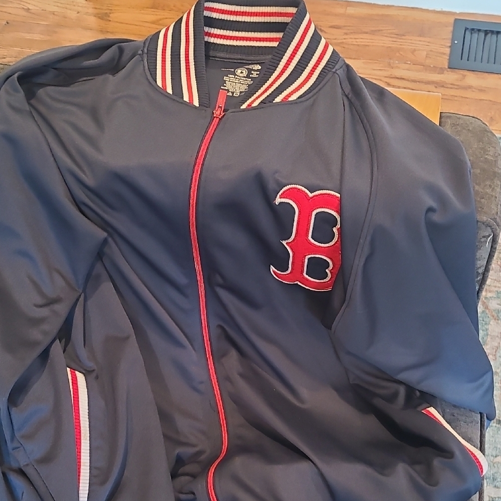 Blue and Red Red Sox Jacket